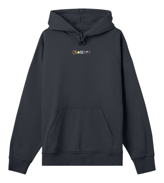 Men's Boxy Hoodie Clonkey Logo